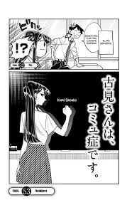 Komi san wa komyushou desu manga